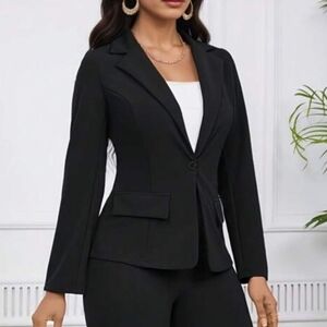 Elegant Black Women's Blazer
